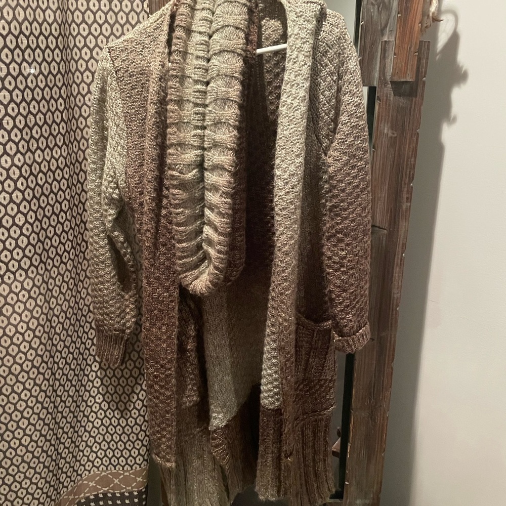 Sweater long warm jacket